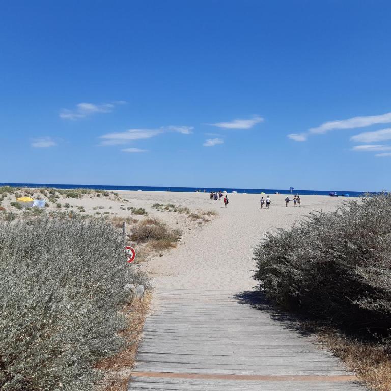 Studio Cabine avec Loggia, Parking, Proche mer, TV, Lave-Linge, 2 Vélos, Port Leucate, 4 Pers. - FR-1-798-4 - Estudio - 15