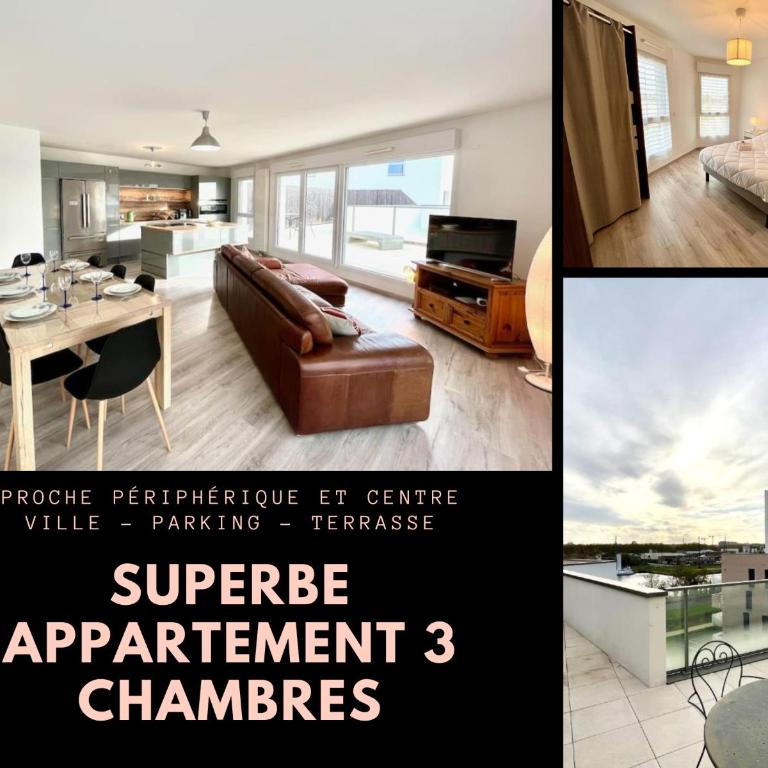 T4 avec grande terrasse et parking privé - Appartement 3 Chambres - 1
