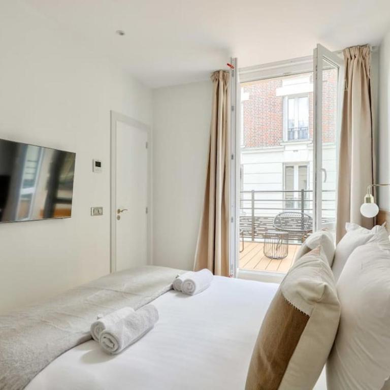 Terrace Getaway - Le Marais - with AC - Appartement 1 Chambre - 6