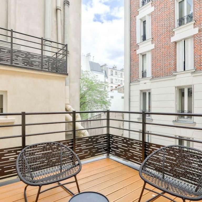 Terrace Getaway - Le Marais - with AC - Appartement 1 Chambre - 12
