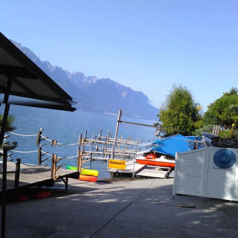 Appartement avec jardin privé à Montreux 100mt du lac - Apartment mit 1 Schlafzimmer - 46
