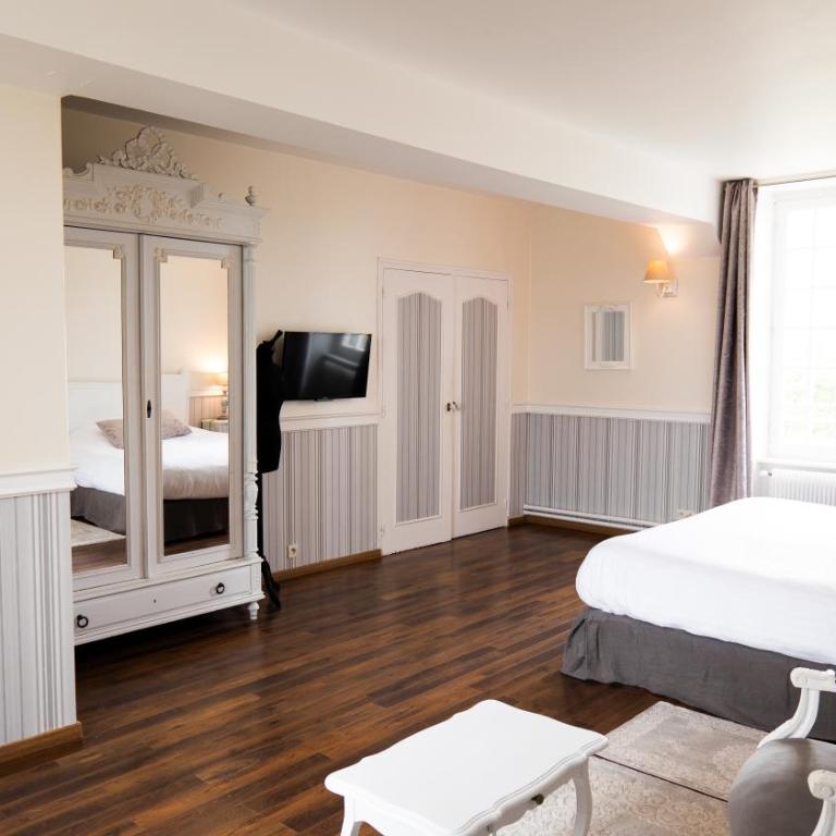 Manoir 1685 Saint Malo - Chambre Lit King-Size Deluxe - 12