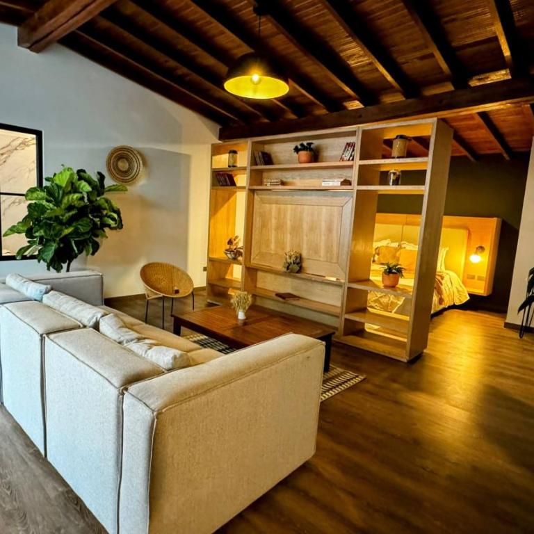 Poblado Muuk Hotel Boutique Campestre - Suite con bañera de hidromasaje y cama grande - 17