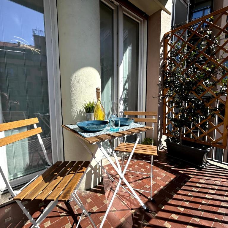 PORTA SUSA - CENTRO Parcheggio gratis a 10min, AC e WiFi - Estudio con terraza - 11