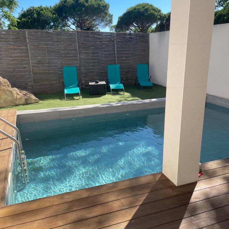 Villa design Cap dAgde piscine et plage - Villa 3 Chambres - 5
