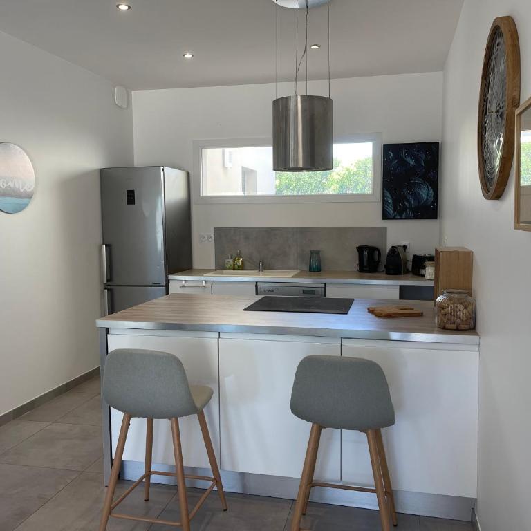 Villa design Cap dAgde piscine et plage - Villa 3 Chambres - 13