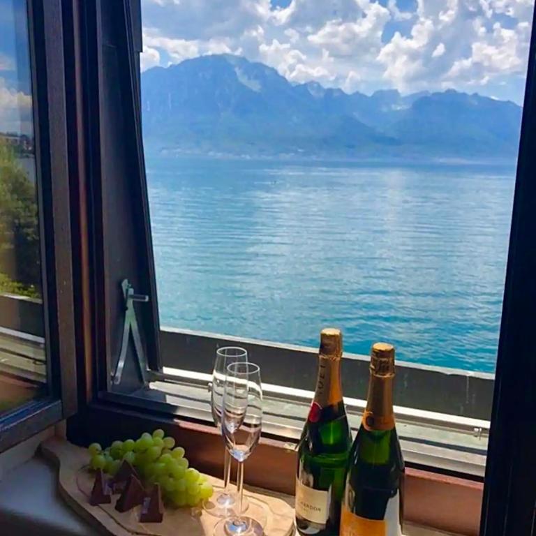 Montreux Riviera Suite Waterfront 3 Bedrooms Private Parking - Apartment mit 3 Schlafzimmern - 19