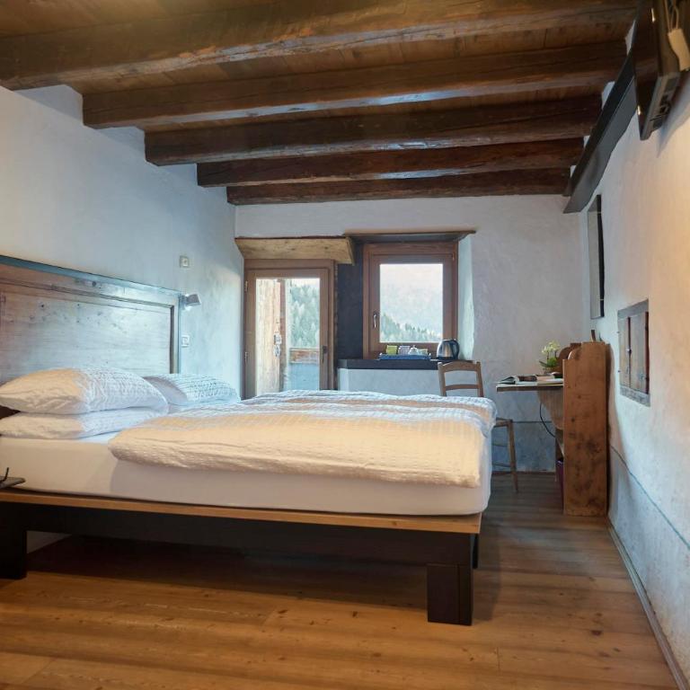 Dormì & Disnà - Camera Matrimoniale/Doppia con Letti Singoli con Vista Montagna - 7