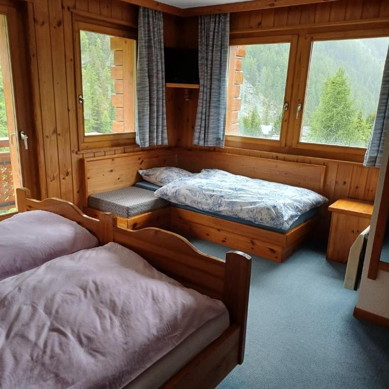 Hôtel Garni Les Bouquetins - Dreibettzimmer - 1