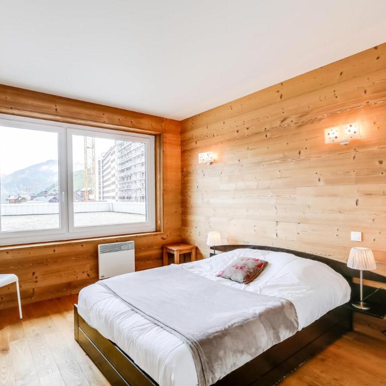 Résidence Le Bec Rouge - Appartement de charme 3 pièces 8 personnes à Tignes au pied des pistes et proche des commerces dans le quartier du Lac. Vue impr MAE-1681 - Appartement - 6