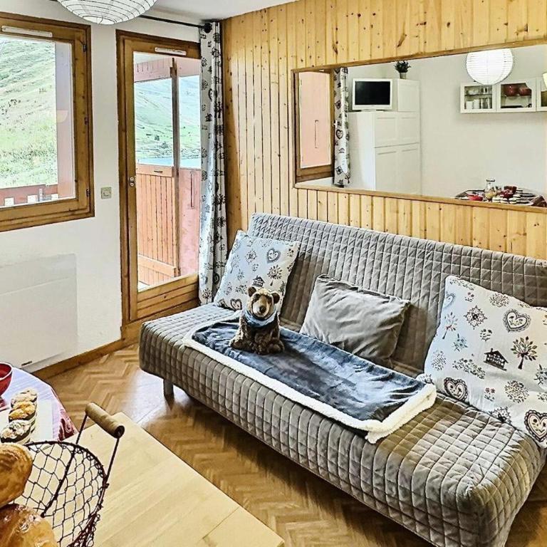 Résidence Divaria - Studio cabine 4 personnes à Tignes au pied des pistes et proche des commerces dans le quartier du Lac. Situé en rez de jardin d' MAE-2114 - Studio - 3