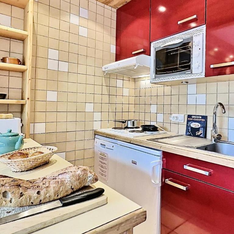 Résidence Le Bec Rouge - Joli studio rénové avec goût pour 4 personnes à Tignes ski aux pieds et proche des commerces dans le quartier du Lac. Appartemen MAE-2094 - Appartement - 5
