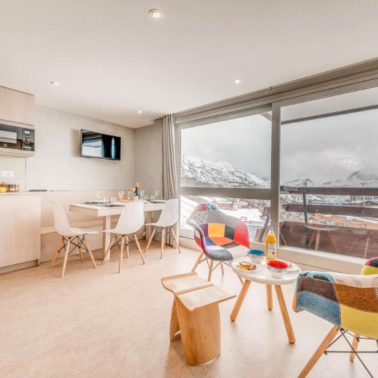 Résidence Palafour - Complètement rénové en 2018, élégant 2 pièces confort moderne - balcon - vue Grande Sassière MAE-3390 - Apartment - 2