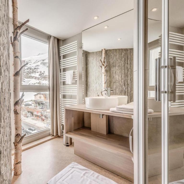 Résidence Palafour - Complètement rénové en 2018, élégant 2 pièces confort moderne - balcon - vue Grande Sassière MAE-3390 - Apartment - 9