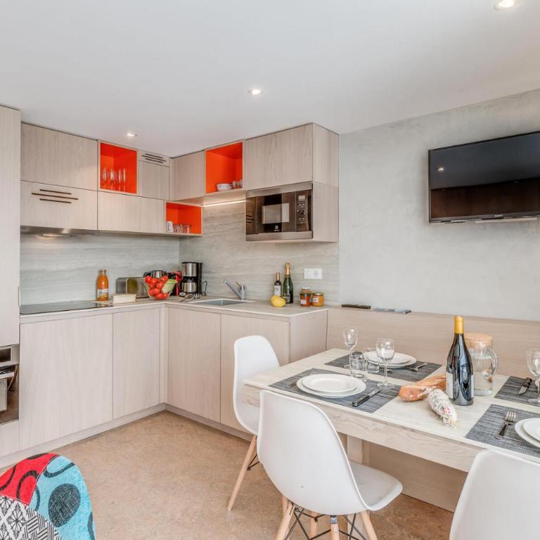 Résidence Palafour - Complètement rénové en 2018, élégant 2 pièces confort moderne - balcon - vue Grande Sassière MAE-3390 - Apartment - 12