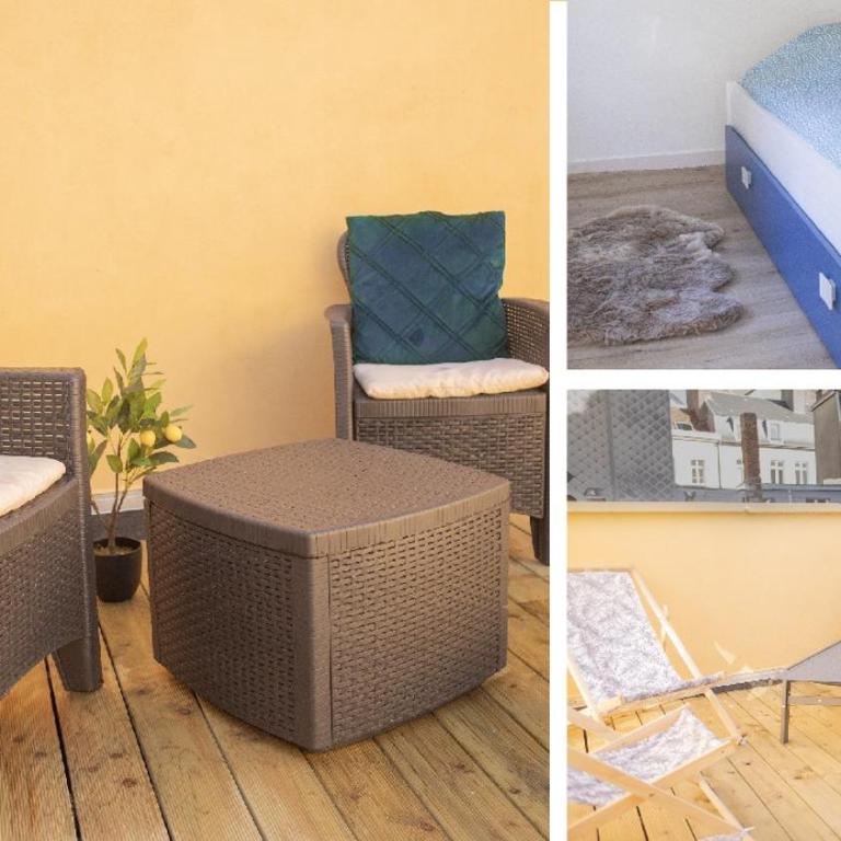SPA central charmant duplex cosy 90m2 à 300m rue piétonne et 500 m du port - Appartement 1 Chambre - 16