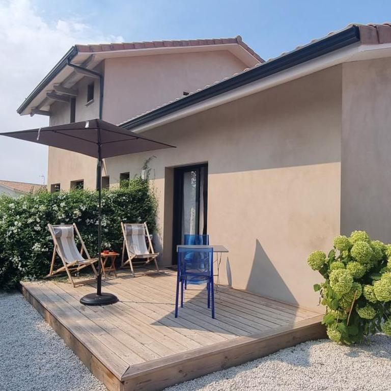 La Maison du Cotton- Gite bio-climatique - Double Room with Terrace - 13