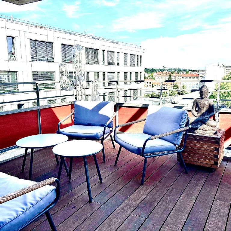 T2 Little Bohême proche hôpitaux terrasse plein ciel - Appartement 1 Chambre - 5