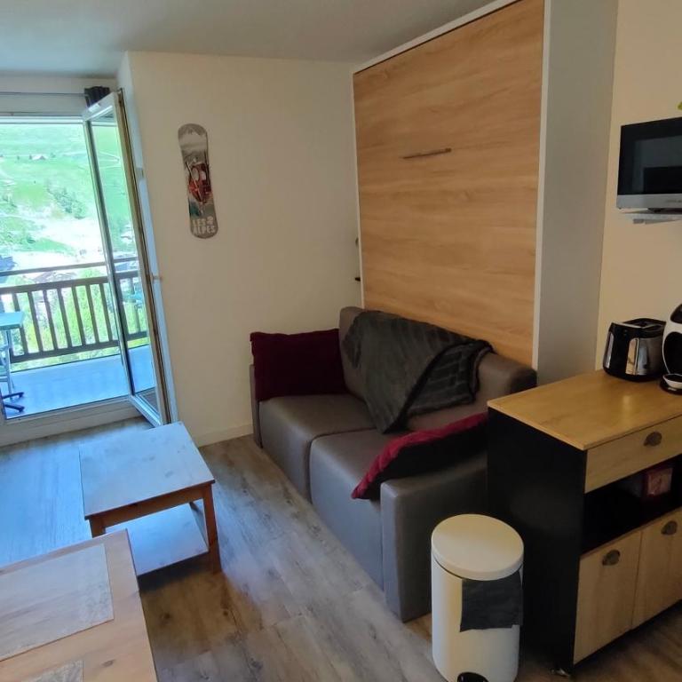 Studio Cabine 4 pers Les2Alpes 21m² - Apartment mit 1 Schlafzimmer - 6