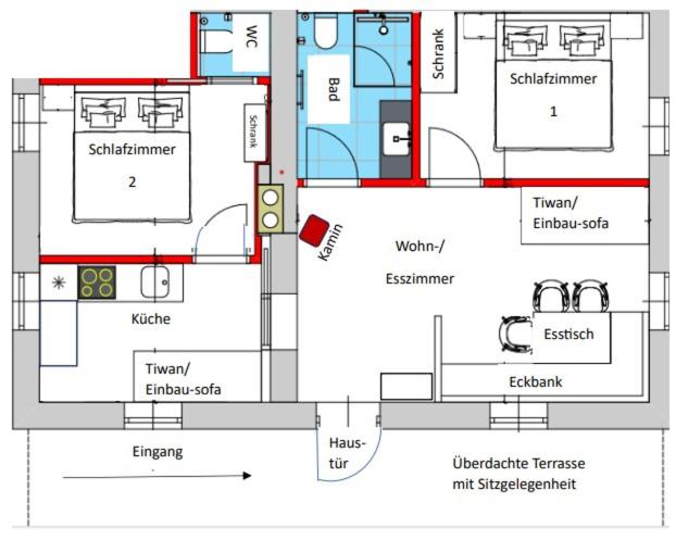 Der Waidachhof Zillertal - Apartment mit 2 Schlafzimmern und Terrasse - 7