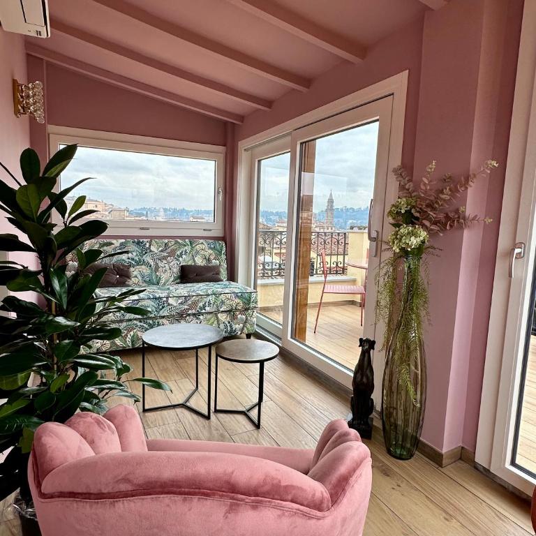Acciaiuoli Penthouse Florence Terrace View - Appartamento con 3 Camere da Letto - 70