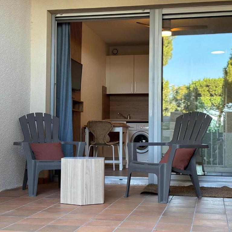 Studio avec jardin front de mer - Appartement 1 Chambre - 12