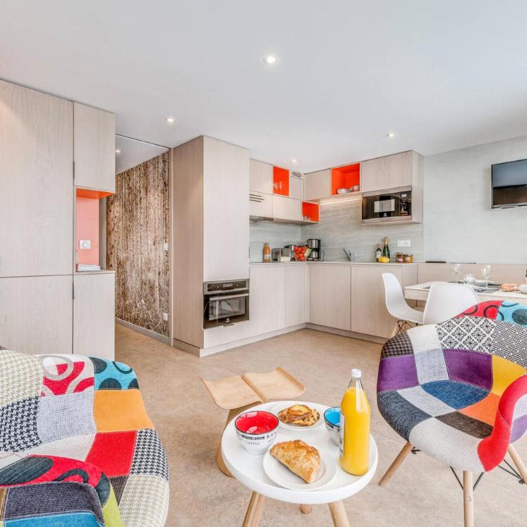 Résidence Palafour - Complètement rénové en 2018, élégant 2 pièces confort moderne - balcon - vue Grande Sassière MAE-3390 - Apartment - 1