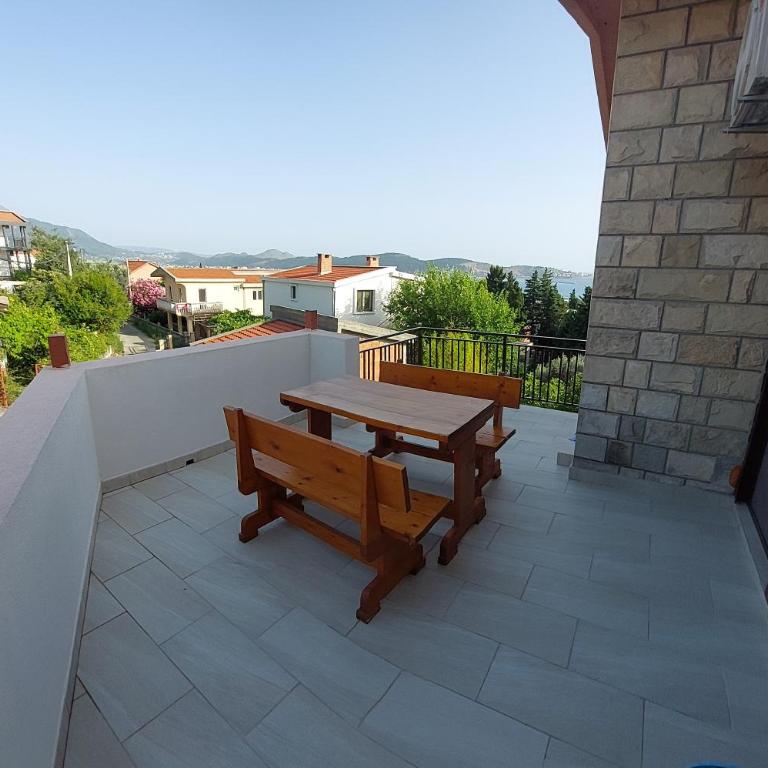 Guest house Bracovic - Apartment mit 2 Schlafzimmern, einem Balkon und Meerblick - 20