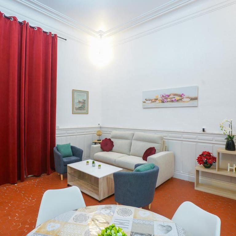 Appartement du Forum,La gare, 50 m2 , Climatisation, Garage, Cour - Appartement 1 Chambre - 3