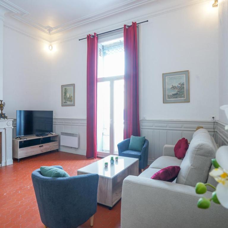 Appartement du Forum,La gare, 50 m2 , Climatisation, Garage, Cour - Appartement 1 Chambre - 6
