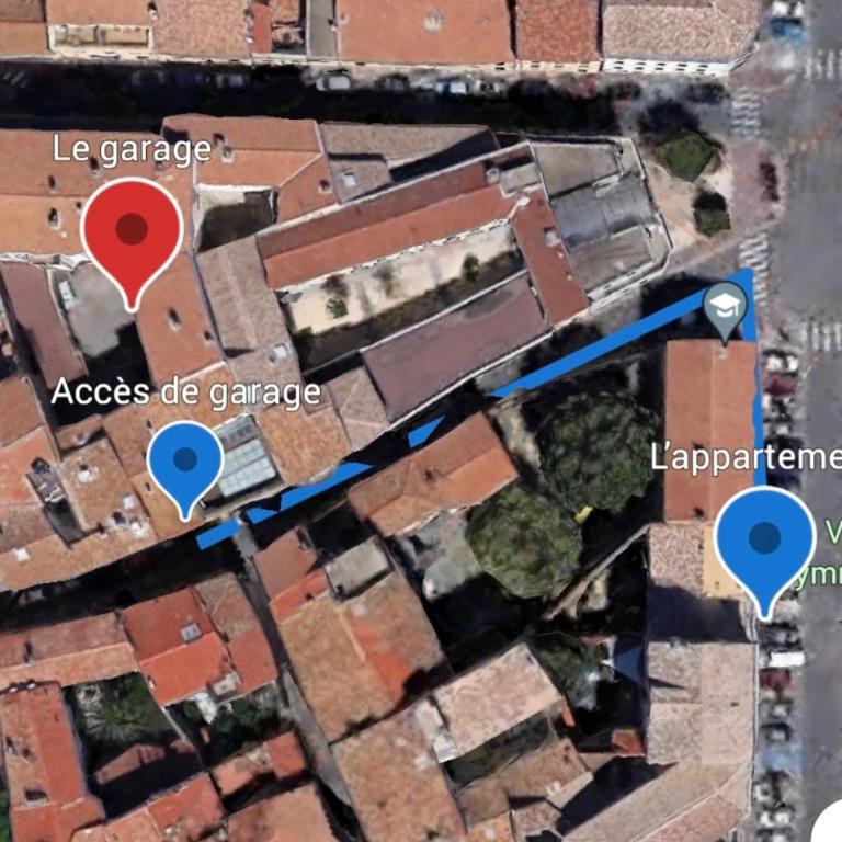 Appartement du Forum,La gare, 50 m2 , Climatisation, Garage, Cour - Appartement 1 Chambre - 28