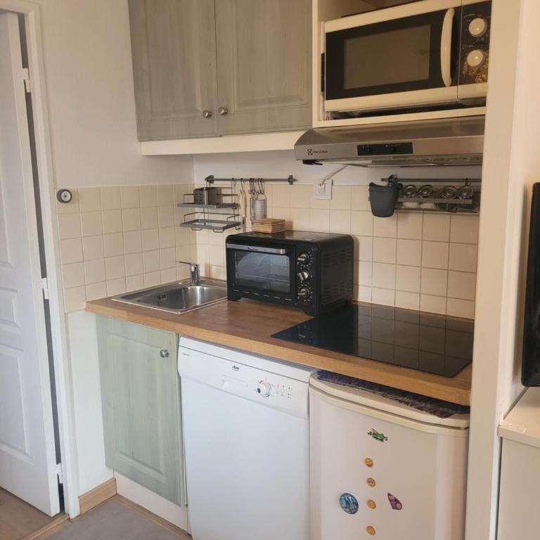 2 pièces avec terrasse et vue sur les pistes - Appartement 1 Chambre - 3