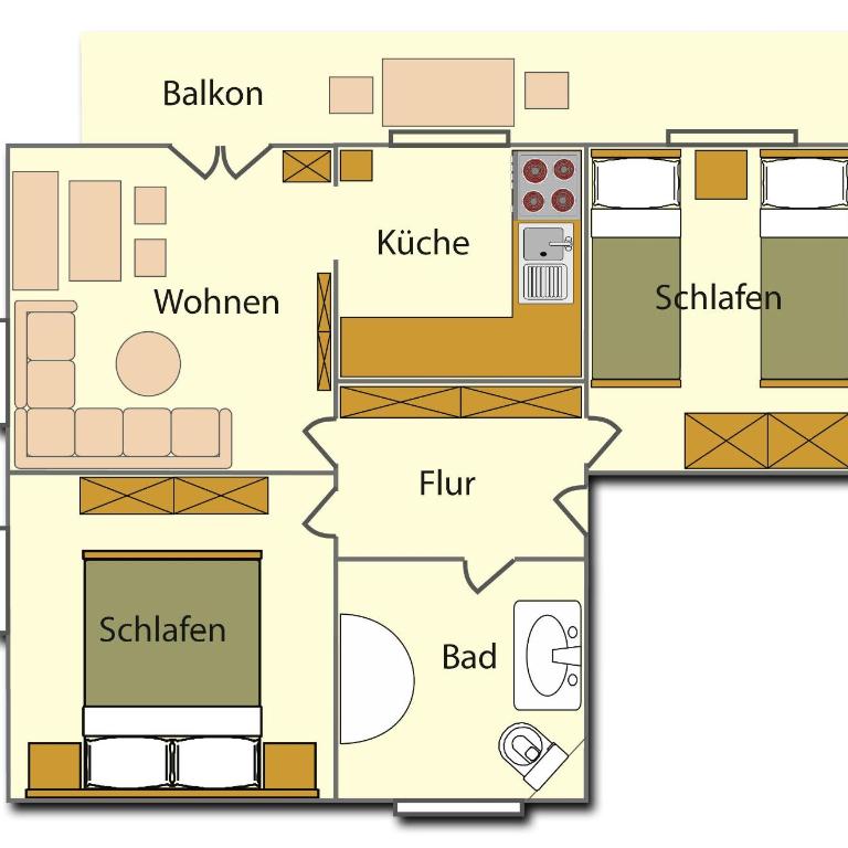 Haus Edelsbergblick - Apartment mit 2 Schlafzimmern - 14