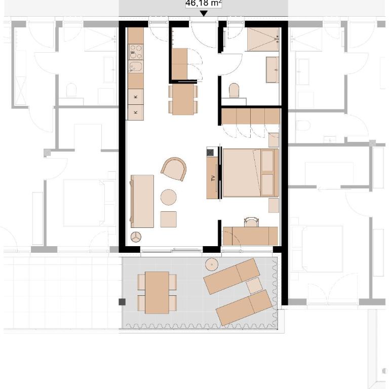 COme HOme Apartment - Apartment mit 1 Schlafzimmer - 19