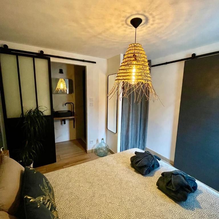 Villa Les Oliviers Spa privatif - Appartement 1 Chambre - 6