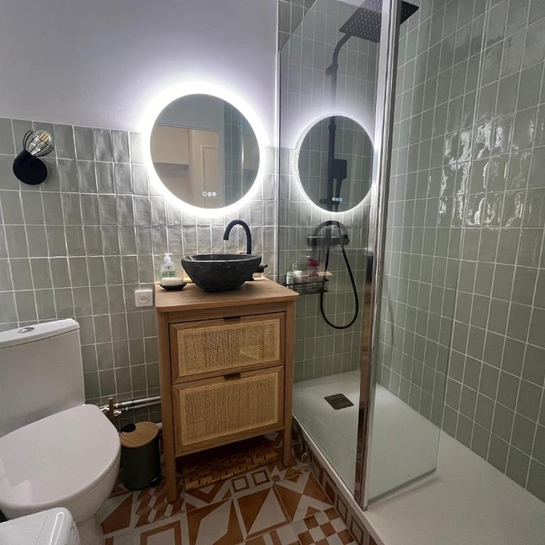 Studio Cabine avec Balcon Sud, Parking Privé à Arcachon - FR-1-374-227 - Estudio - 2