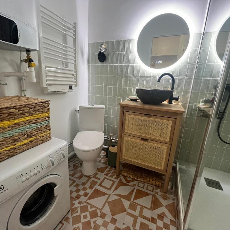Studio Cabine avec Balcon Sud, Parking Privé à Arcachon - FR-1-374-227 - Estudio - 15