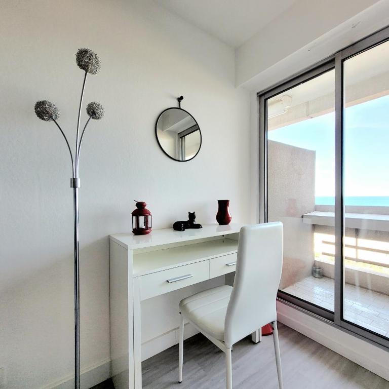 Studio confort avec terrasse, vue mer et parking - Canet-en-Roussillon - FR-1-794-148 - Monolocale - 4