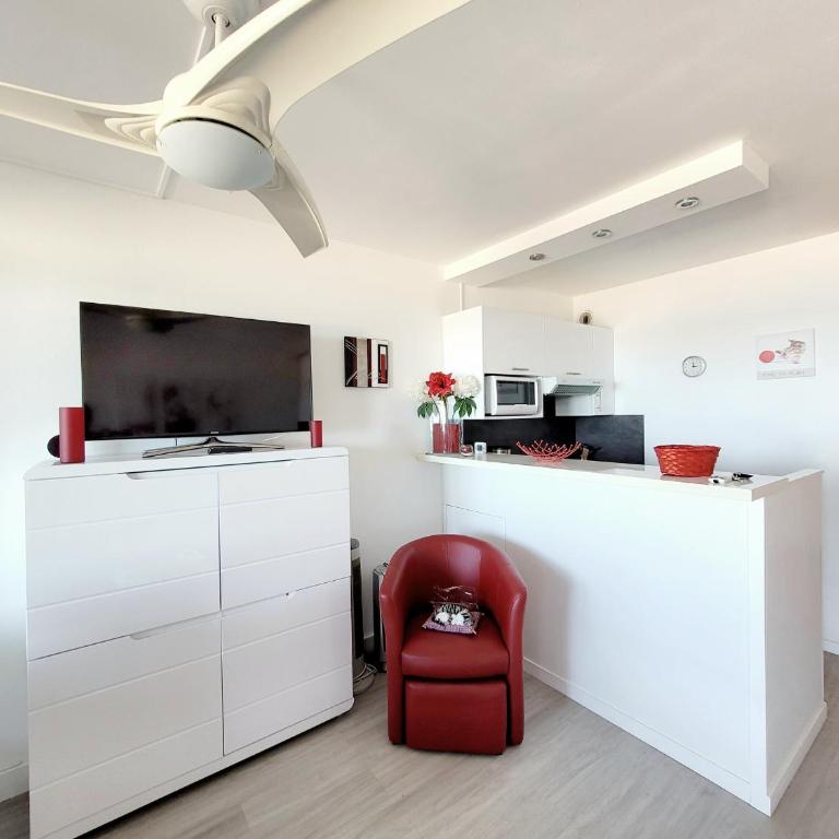 Studio confort avec terrasse, vue mer et parking - Canet-en-Roussillon - FR-1-794-148 - Monolocale - 5