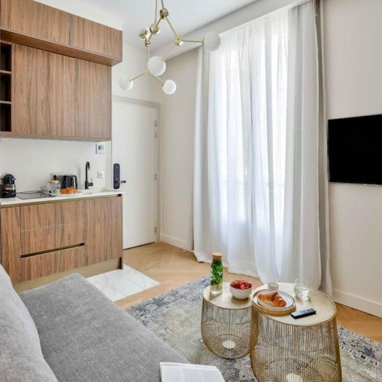 Luxurious & Peaceful - Near Le Marais - with AC - Appartement 1 Chambre - 8