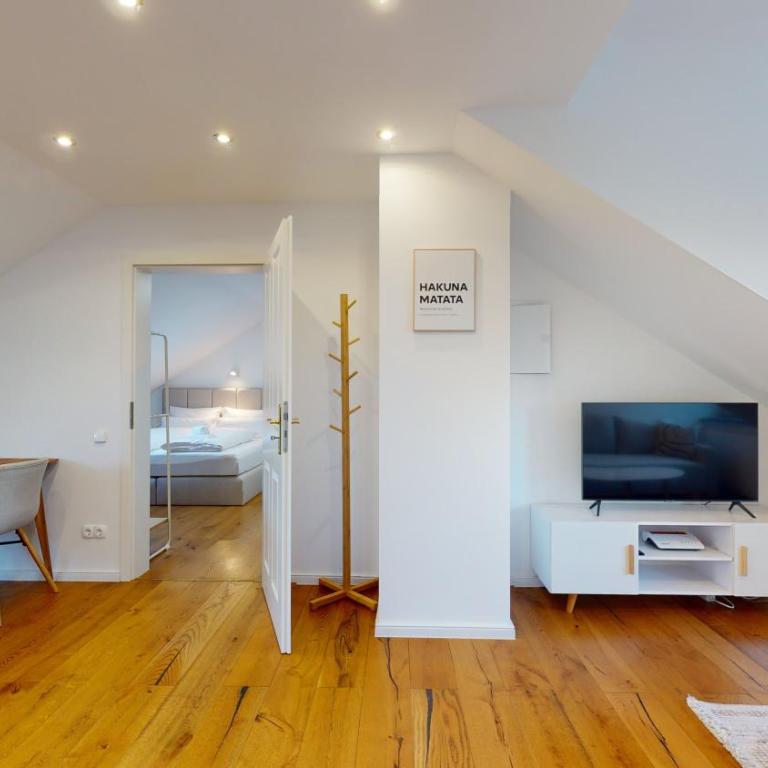 YUVA HOMES am Kurpark - BRIGHT Collection - Apartment mit 2 Schlafzimmern und Gartenblick - 12