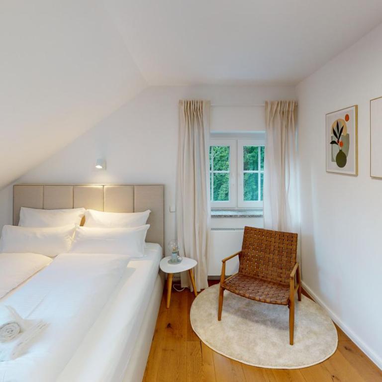 YUVA HOMES am Kurpark - BRIGHT Collection - Apartment mit 2 Schlafzimmern und Gartenblick - 13