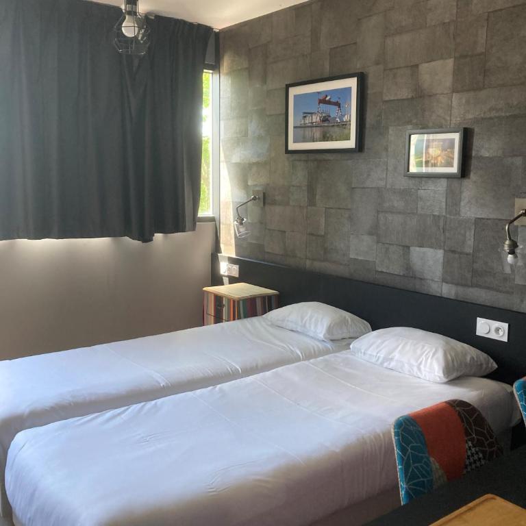Brit Hotel Saint-Nazaire Centre - Chambre Lits Jumeaux - 1