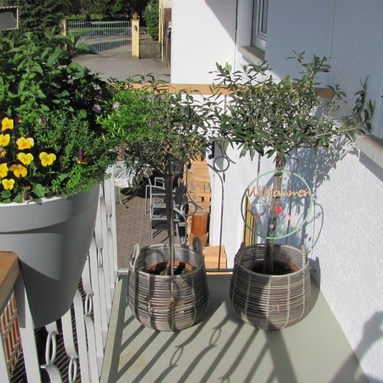 #1Komfortables helles Gästezimmer mit Balkon mit Gemeinschaftsbad W-Lan Airport nah Late Night Check in Haus Nr 9,5 - Apartment mit 1 Schlafzimmer - 14
