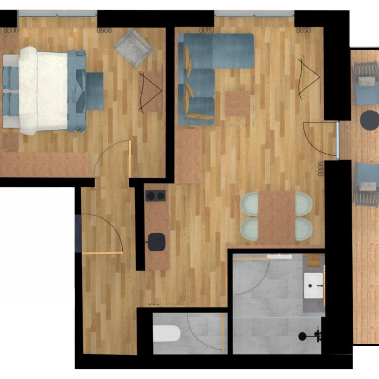 PACHMAIR 1453 apart resort - Traditional Apartment Superior - 1 Schlafzimmer - 6