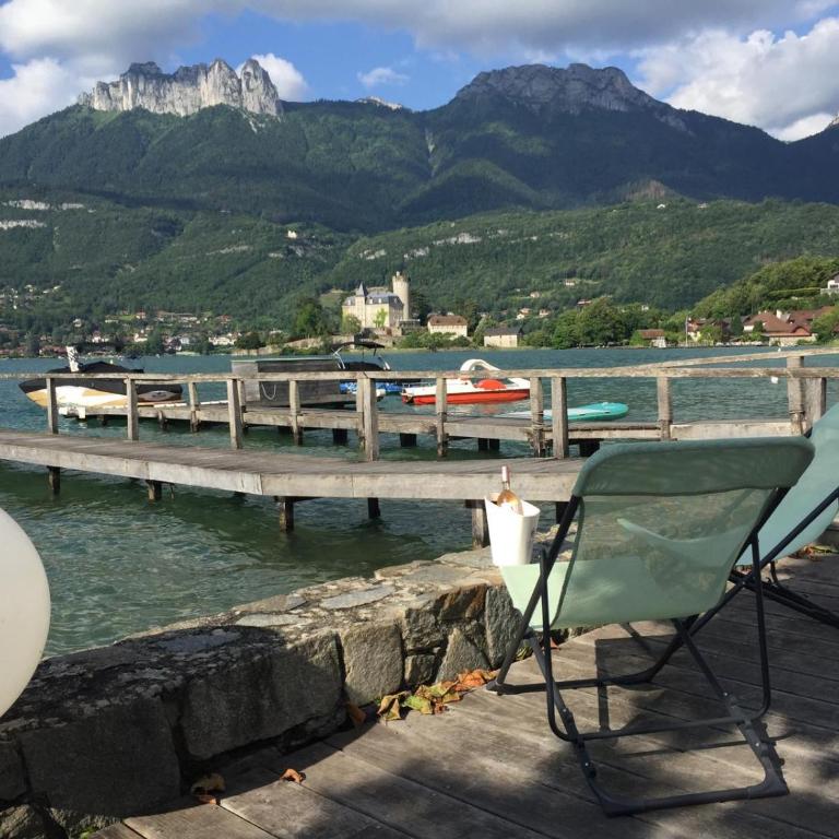 Studio Le Beach du Lac d'Annecy avec les pieds dans l eau, plage et ponton privé - Appartement - 17