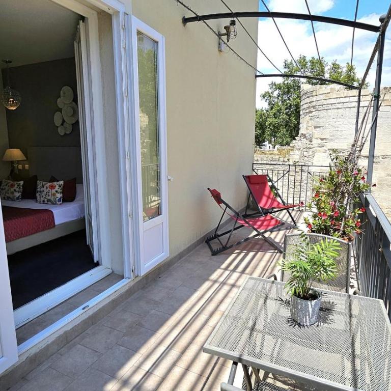 Brit Hotel Acacias - Chambre Double Club avec Terrasse (19 m²) - 7