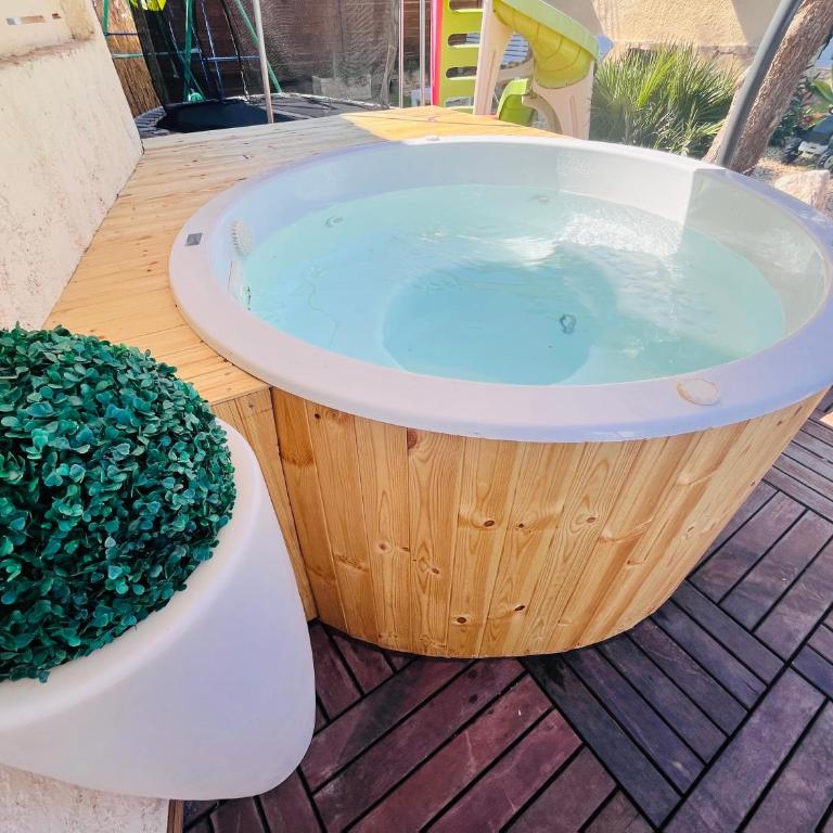 Calpe chalet privado piscina a 5min de la playa y centro jacuzzi barbacoa wifi aire - Casa de 4 dormitorios - 5