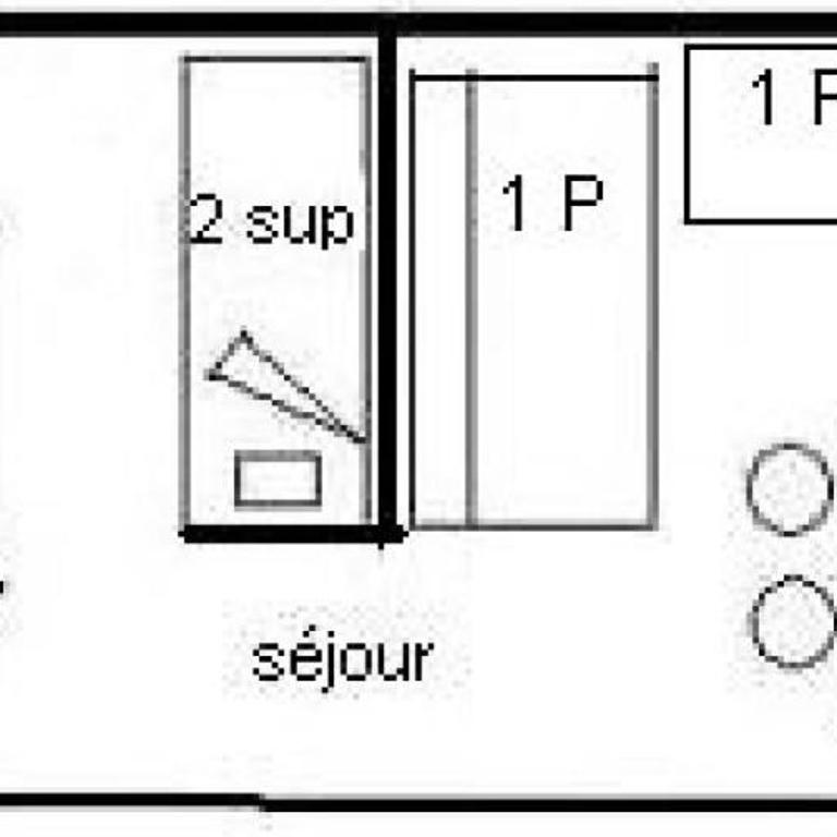 Résidence Aime 2000 - Studio 3/4 pers - Partie Etoile - PLAGNE AIME 2000 - E09A2 MAE-8404 - Studio - 2