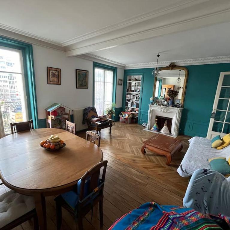 Paris park view 5 bedrooms familly subway 6 - Appartement - 11
